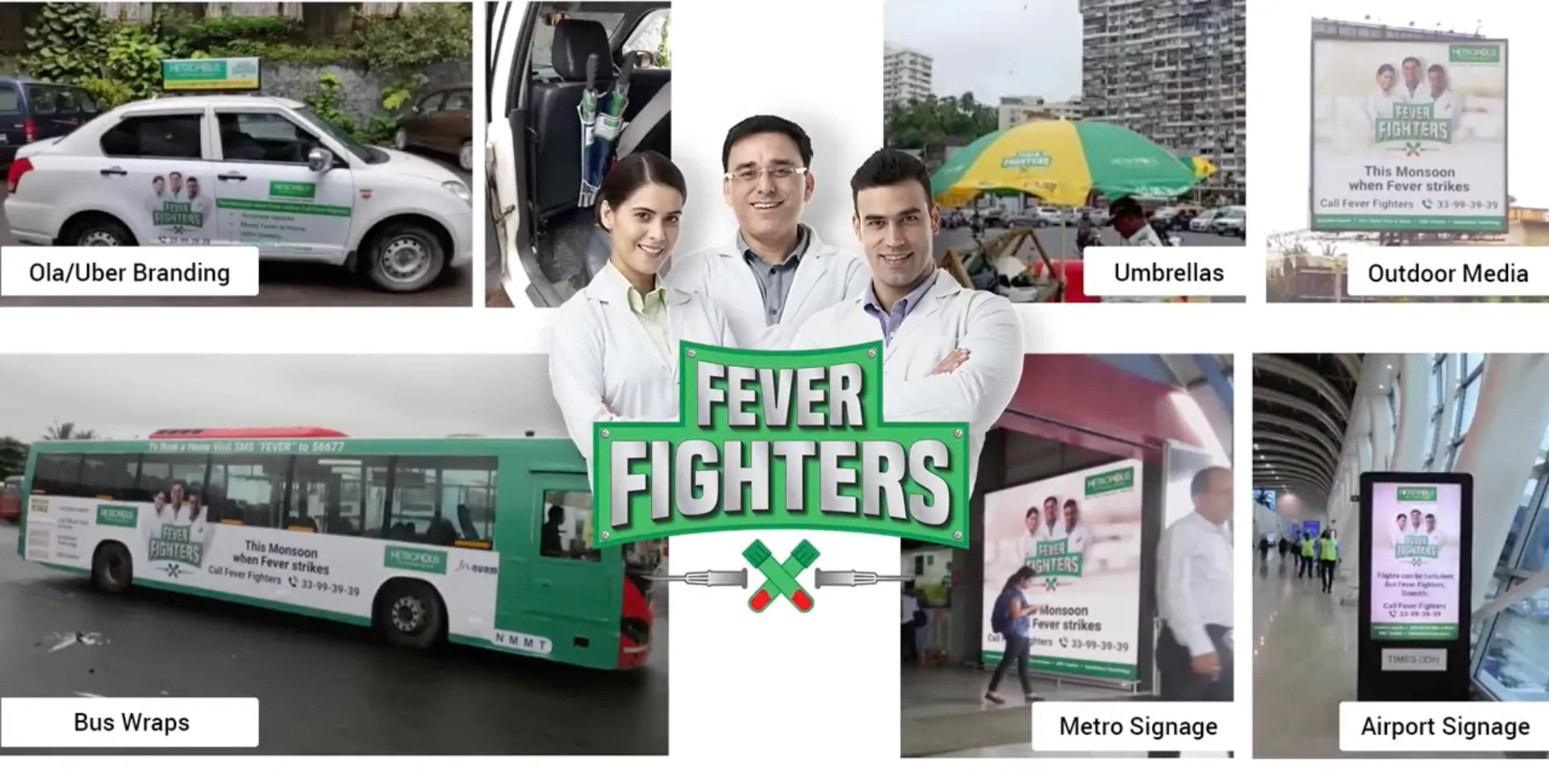 Metropolis Fever Fighters campaign outdoor asset