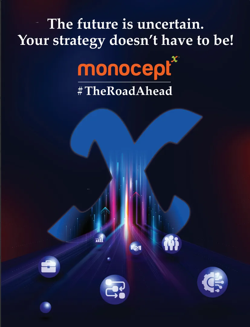 Monocept The Road Ahead event backdrop