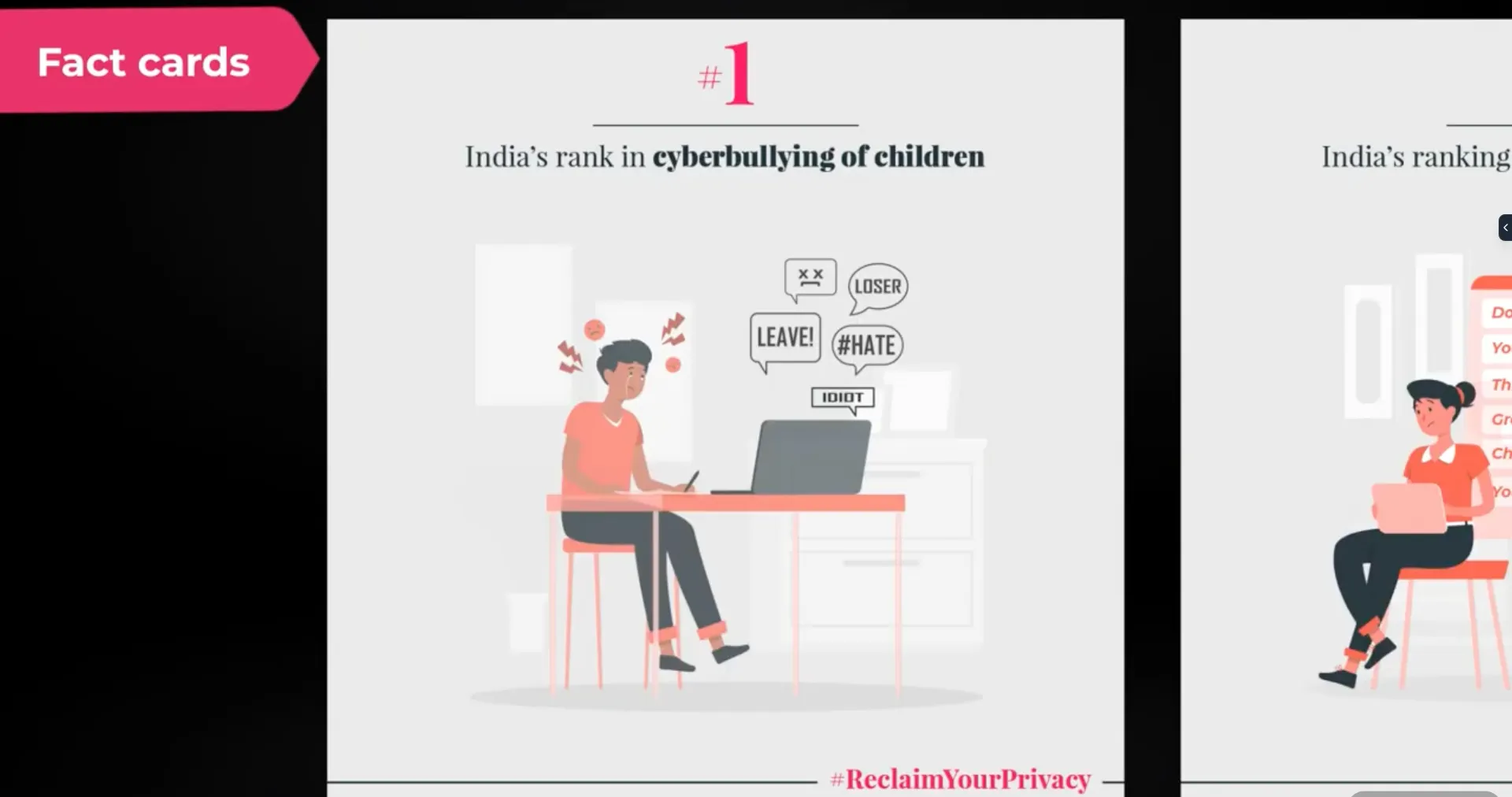 Omidyar Network Reclaim Your Privacy fact card campaign assets