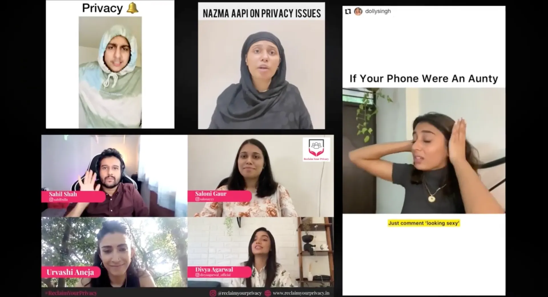 Omidyar Network Reclaim Your Privacy influencer collaboration assets