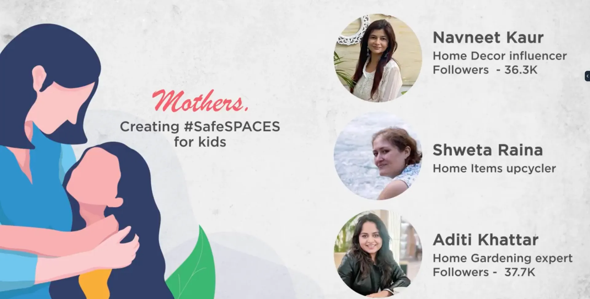 Spaces SafeSPACES KOL campaign asset
