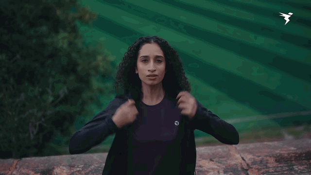 Animated Technosport product benefit showcase